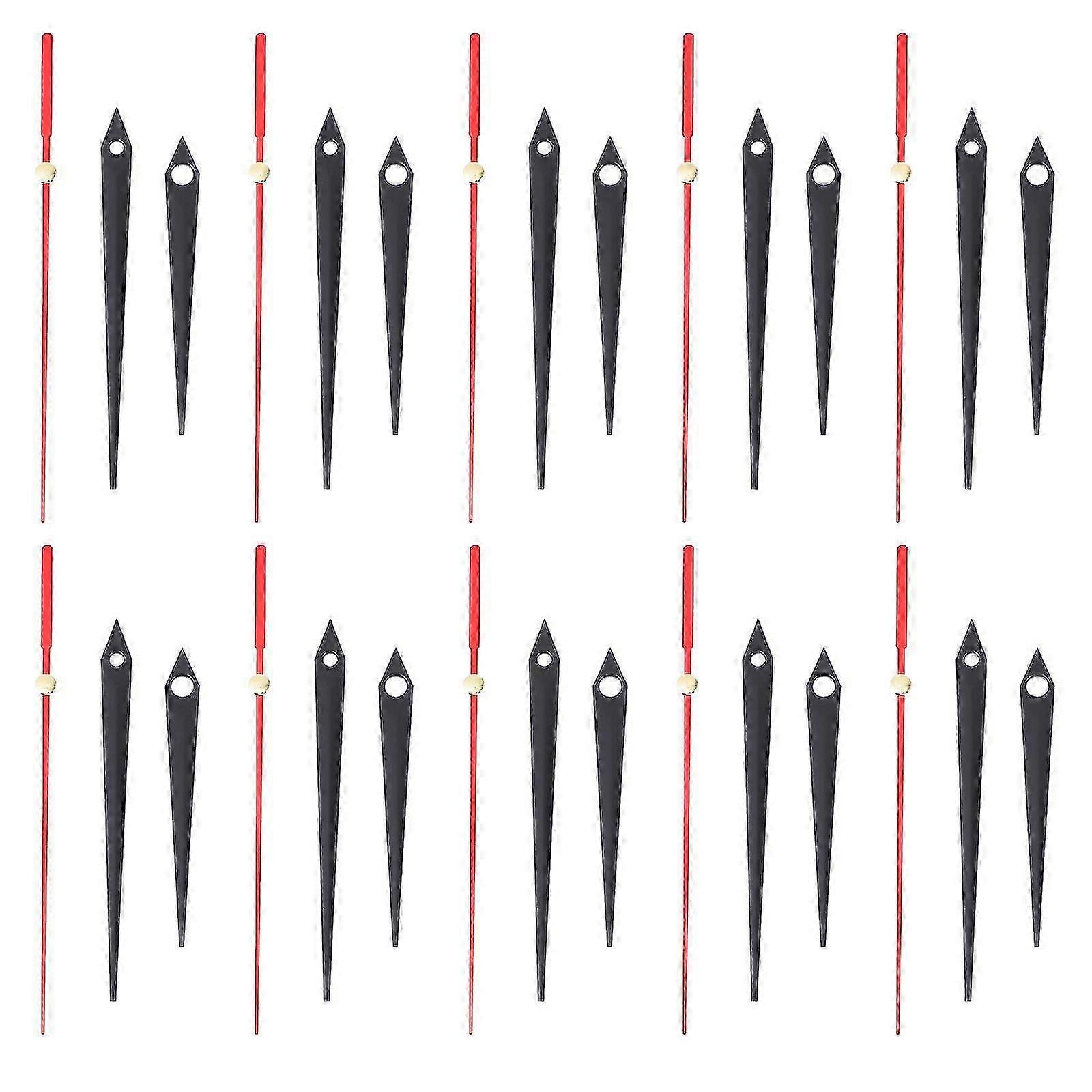 10 Sets Mute Clock Hands Replaceable Wall Clock Parts Precision Clock Hands