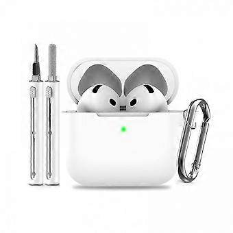 Silicone case for AirPods with AirPods Pro cleaning kit Color: Blanco MC1