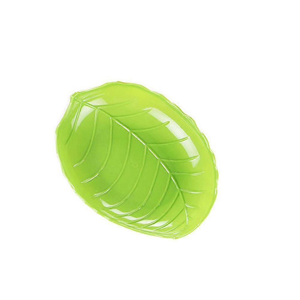 Creative Fruit Dish Fruit Plate for Kitchen Use 6Pcs Leaf Shape Tray
