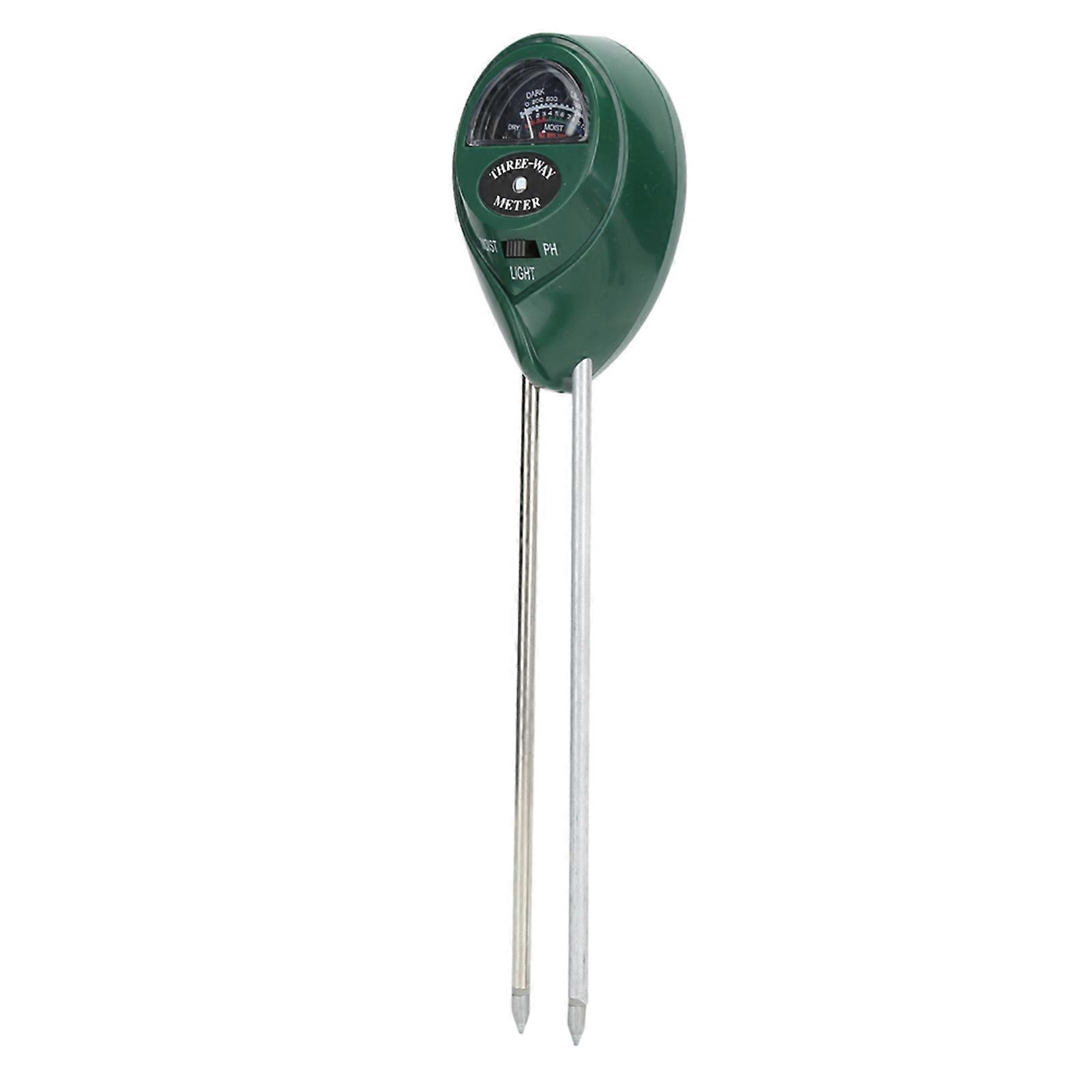 Soil Detector Moisture PH Environmental Light Detection Meter Pointer Gardening Tester Tool