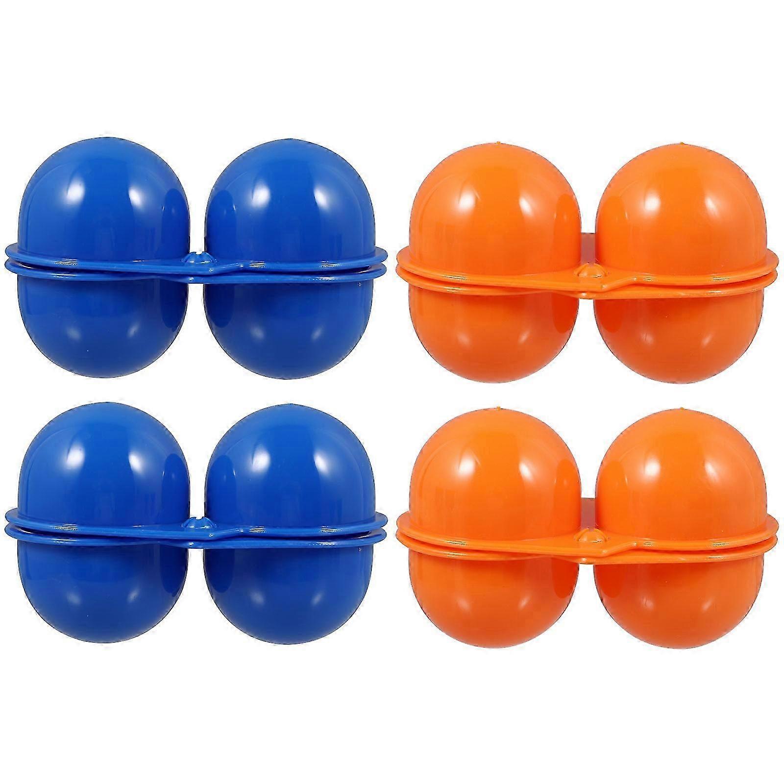 Portable Egg Case Plastic Container for Camping Storage 4Pcs