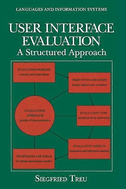 User Interface Evaluation A Structured Approach - Siegfried Treu - Paperback - en Book