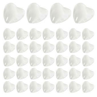 100 sztuk Glass Clear Nail Color Charts Creative Nail Polish Display Koraliki