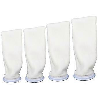 4pcs Remplaçable Coton Filtre Sac Fish Tank Filtre Chaussette Remplacement Filtre Pochette pour Aquarium