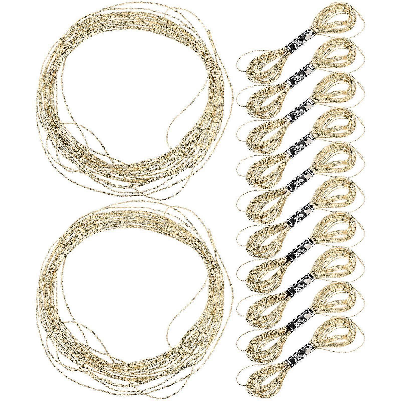 Metallic Embroidery Thread Set | 36Pcs Polyester Sewing Thread for DIY Craft Use