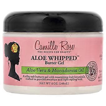 Camille Rose, Aloe Whipped™ Butter Gel, Aloe Vera & Macadamia Oil, 8 oz (240 ml), 2-Pack