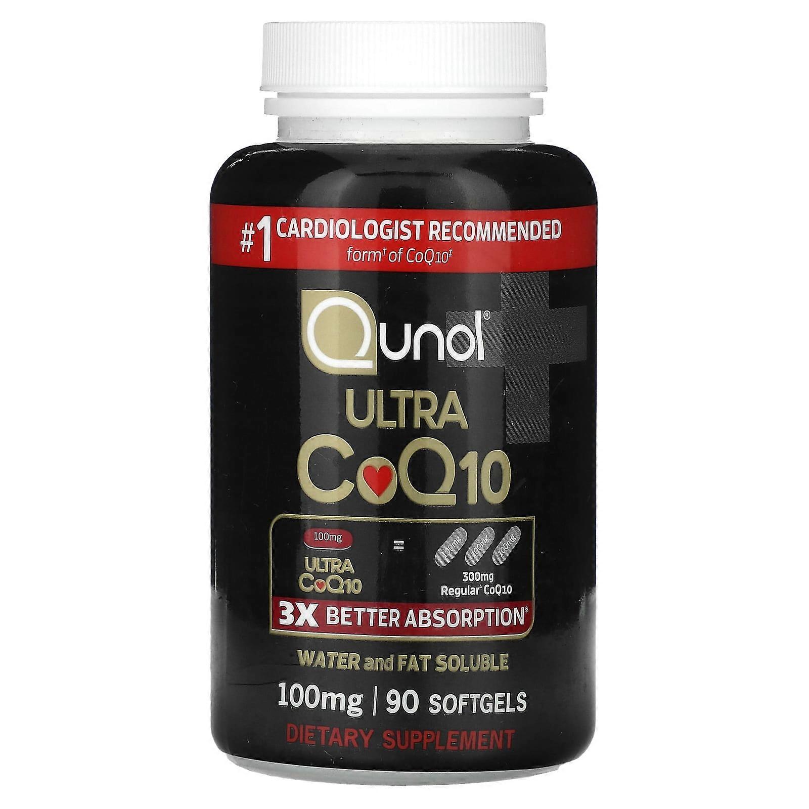 Qunol, Ultra CoQ10, 100 mg, 90 Softgels