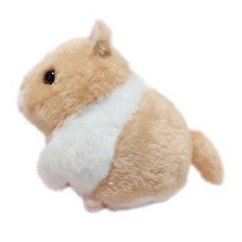 Beige Hamsterpuppe mit Schwingschwanz, Spielzeug für Kinder, 1 Stück