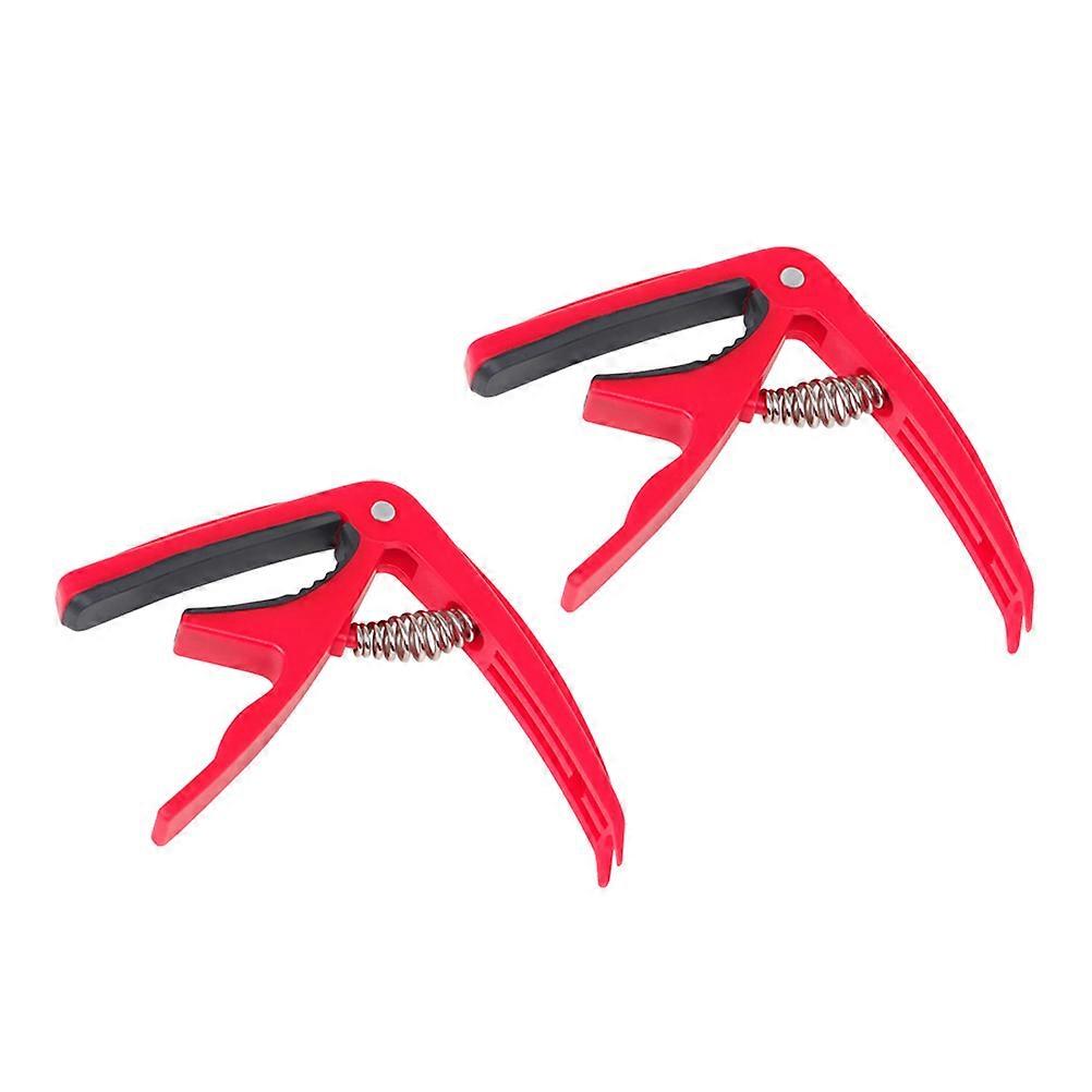 2pcs Guitar Capos Tension Adjustable Capo String Instrument Capo Replacement Guitar Accessory
