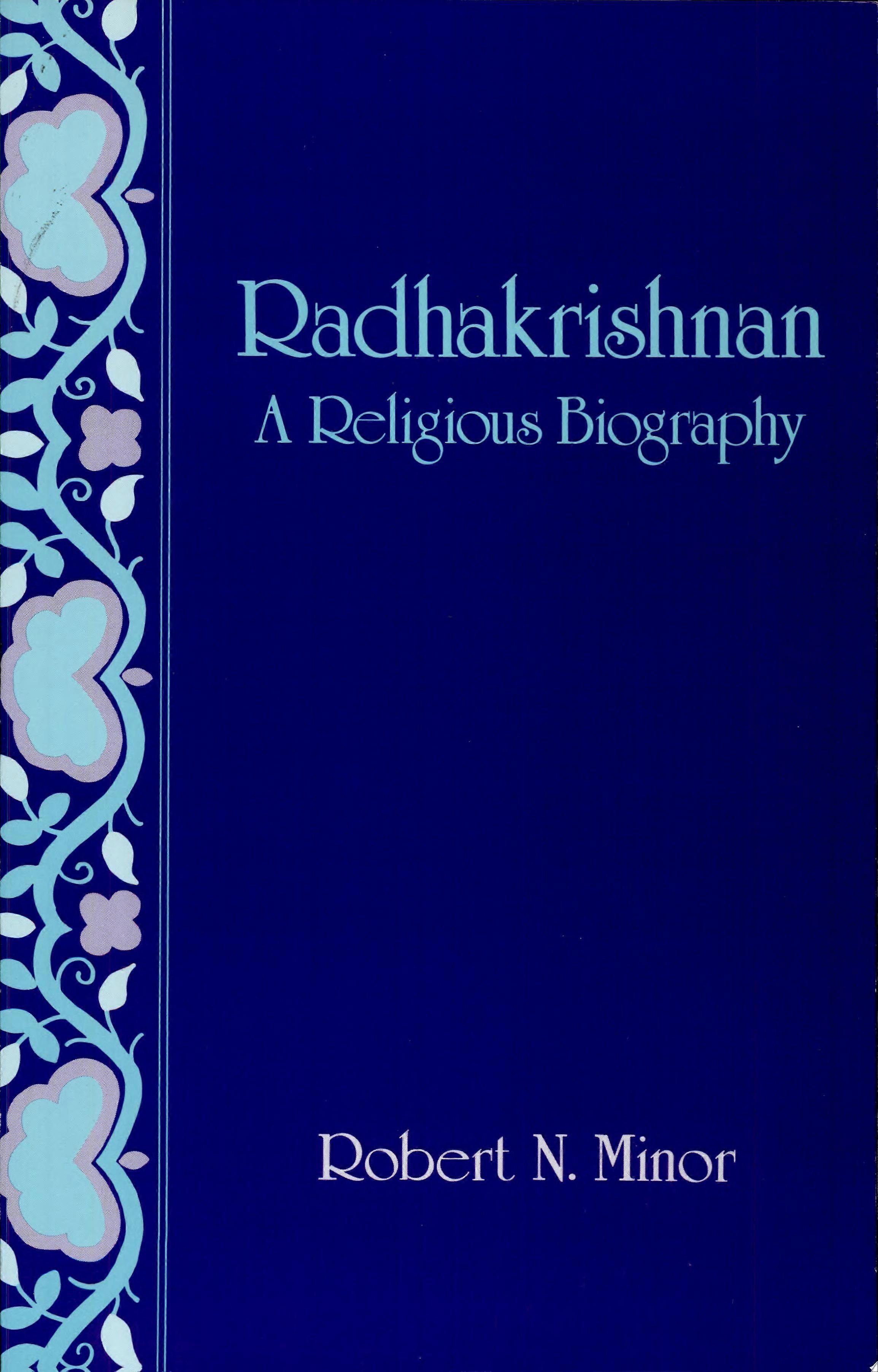 Radhakrishnan a religious biography