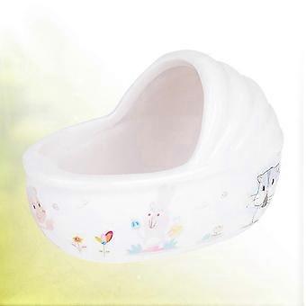 Hamster-Badewanne, Keramikbadewanne für Badezwecke, kreatives Reinigungswerkzeug 26-27