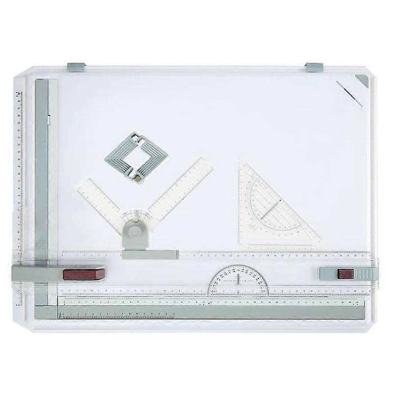 A3 Drawing Board Plotter Game Multifunction Plastic Drawing with Square Graphics Art
