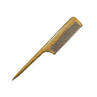 Green Sandalwood Comb Wooden Hair Comb Long Handle Pointed Tail Comb Comb Hair Smoothing Wooden Comb Fine Tooth Comb