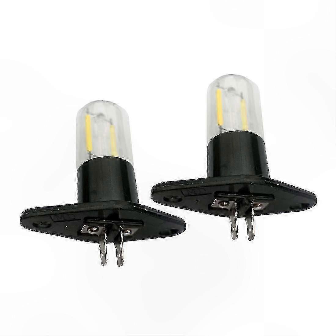 T170 LED Microwave Oven Light Bulb, 2 Pack, Energy Efficient Replacement