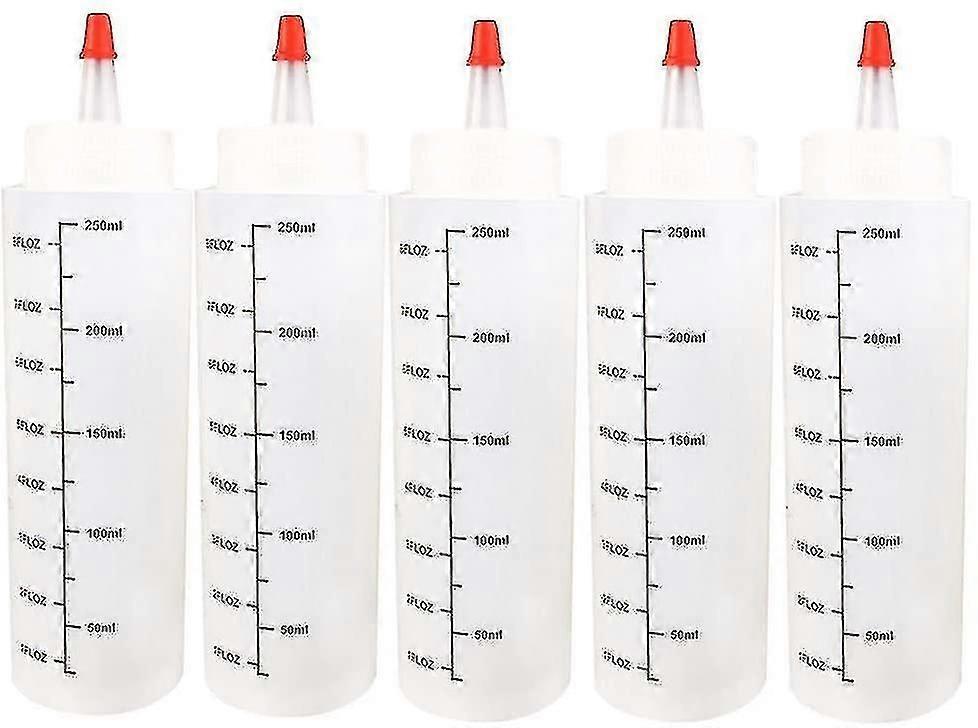 5 Pieces 250 Ml Dropper Bottle Liquid Bottle