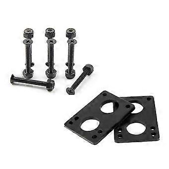 Sport 3mm 6mm Skateboard Riser Pads Sæt Longboard Møtrik Hardware Skruer Reparation