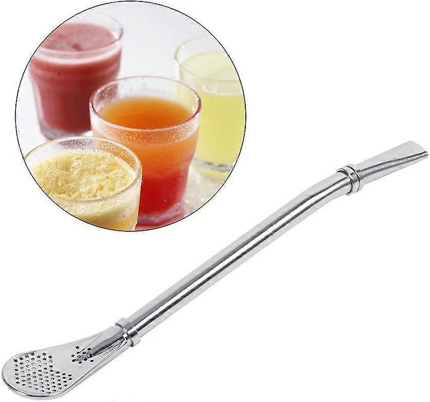 Stainless Steel Filter Straw, Silver Reble Drinking Straw
