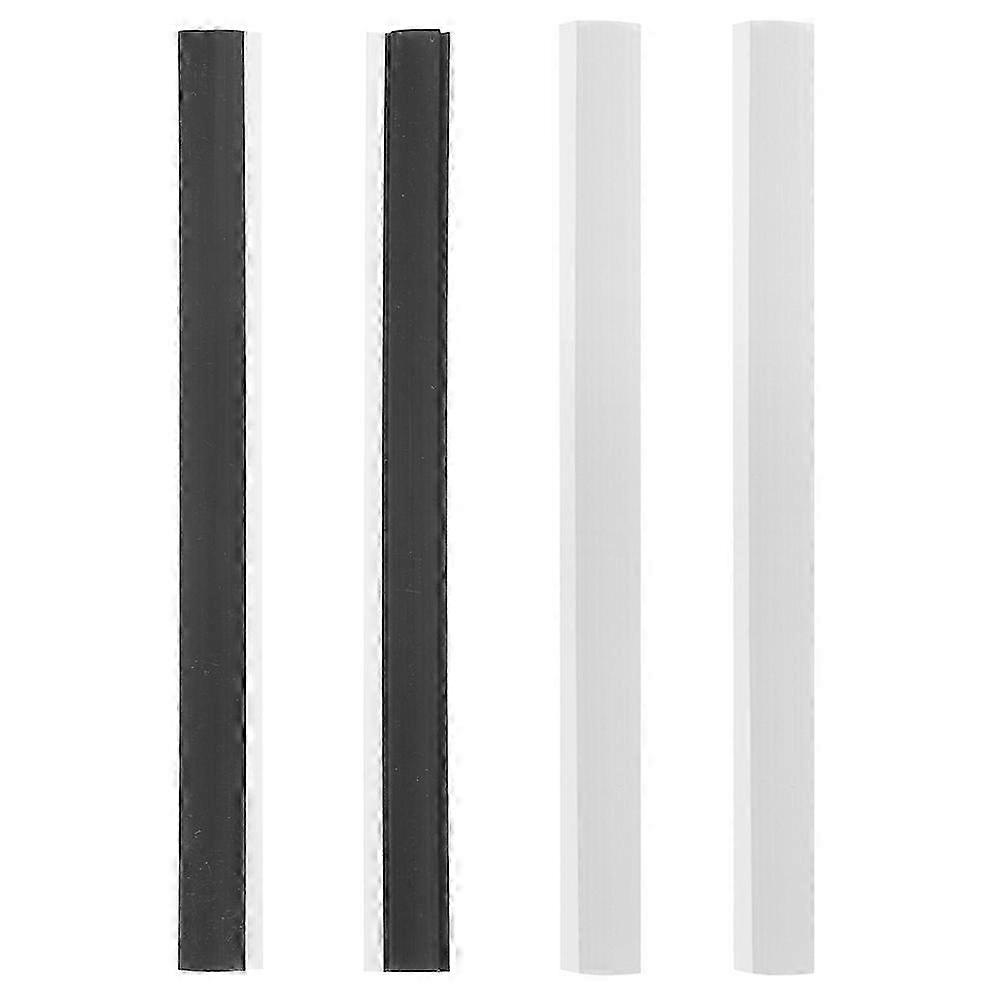 Dustpan Rubber Replacement Seal Strips 4Pcs Assorted Color compatible with Versatile Use
