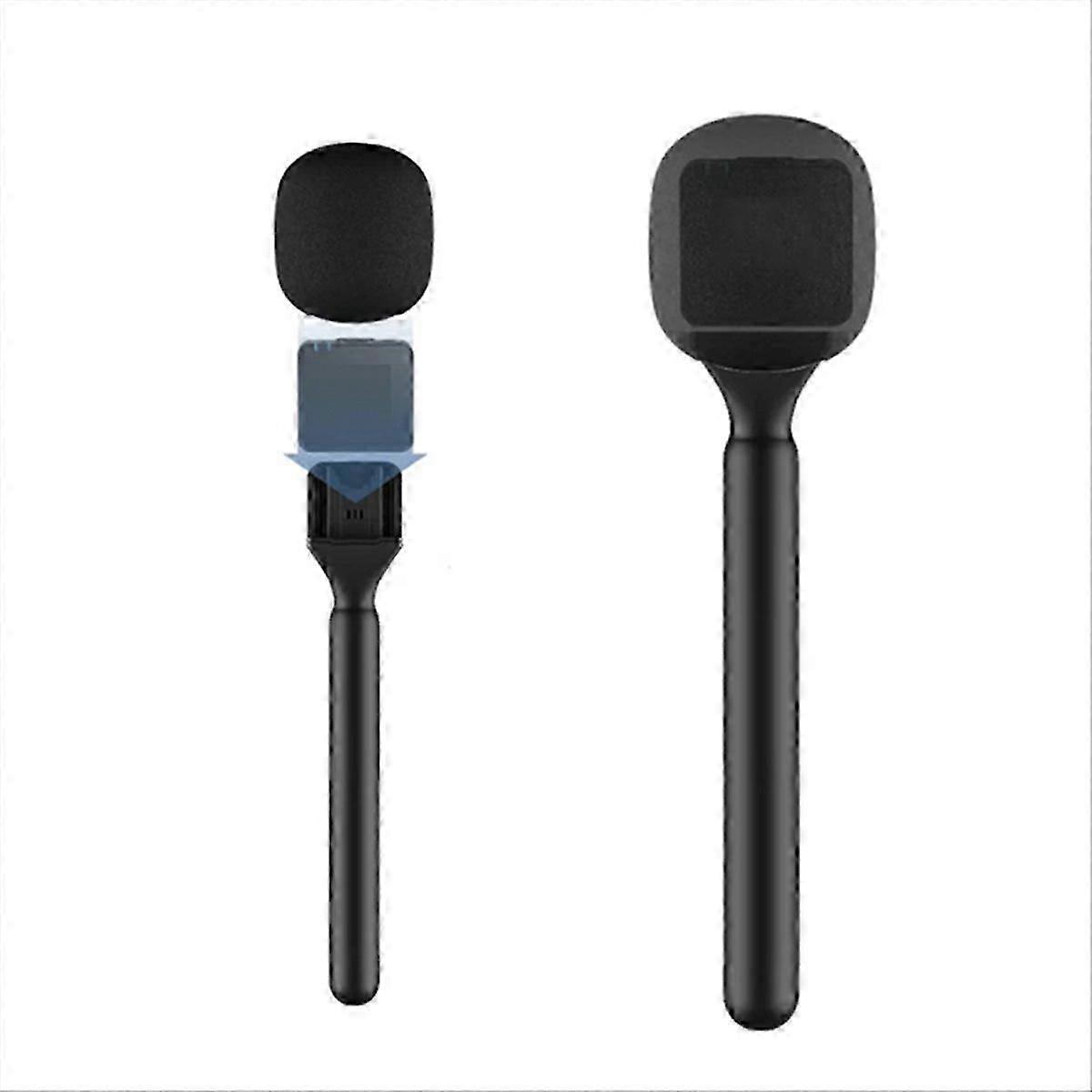 2Pack Interview Microphone Handheld Adapter for Mic 1/2