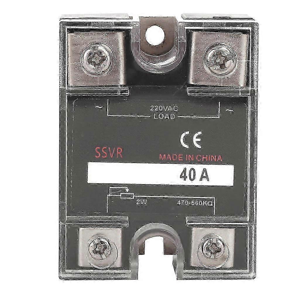 Single Phase Solid State Voltage Regulator SSVR BERM-R 40A 220VAC with 470-560K Load