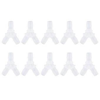 Lot de 10 raccords de tuyau souples en Y pour aquarium, pompe  air, connecteur 3 voies (3,9 mm)