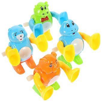 Flip Toys Cartoon Clockwork Toy for Kids Playing 4Pcs Wind Up Set