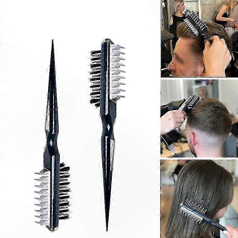 Portable Multi-Function Styling Comb Brush compatible with Hair Care and Detangling