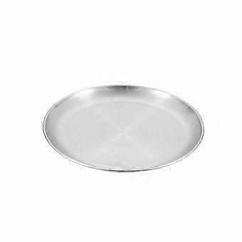 3 Pieces Stainless Steel Plate Heat-Resistant Outdoor Food Plate Thickened