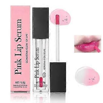 Brilho labial que muda de cor, batom rosa Magic Mood, lábios hidratantes, soro labial transparente não gorduroso para mulheres
