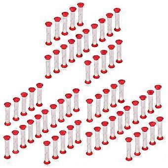 30 Sec Sand Timer Hourglass Sandglass Clock Countdown Bulk Toy Set Timers Kids Games Pack Of 60 (White Sand)  J2 GIX