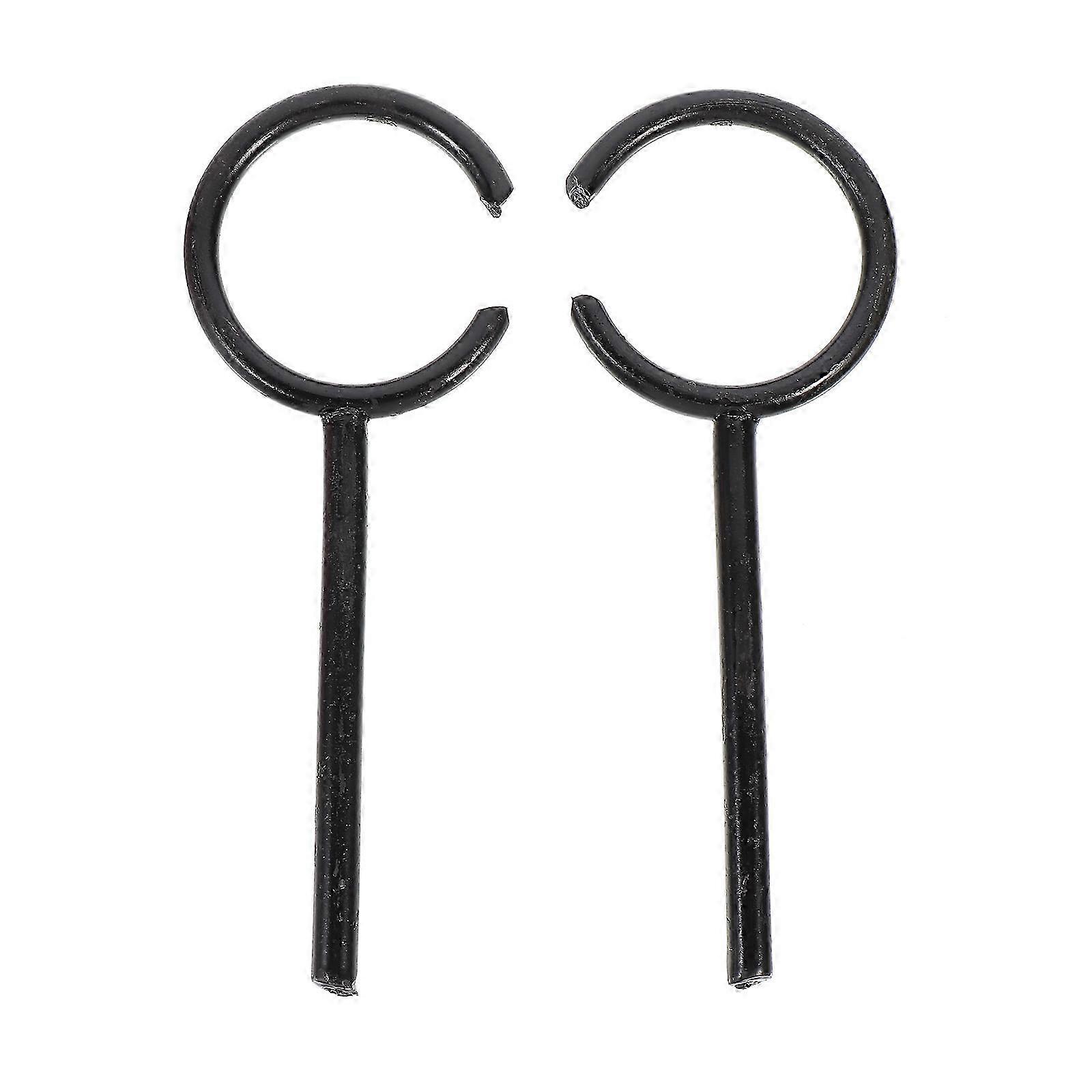 Chemical Experiment Iron Ring for Laboratory Support 2Pcs