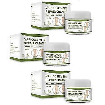 3x Krampfadercreme, wirksame Behandlung von Krampfadern und Besenreisern