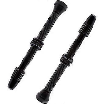 x 60mm Aluminum Alloy Tubeless Bicycle Valves Replacement for Mountain Bikes
