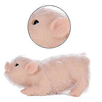 Figure Doll For Child Life Like Reborns Pig Cute Soft Animal Figurine Toy Collectable Gift Multicolor Realistic Silicone Piglet
