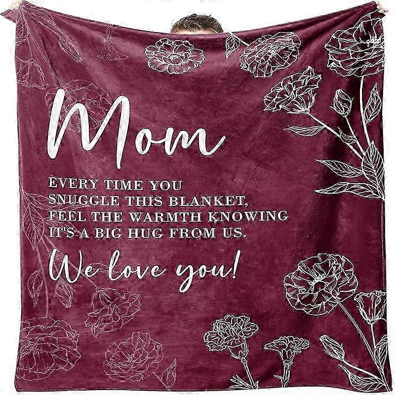 Warm Flannel Mum Throw 130x150cm