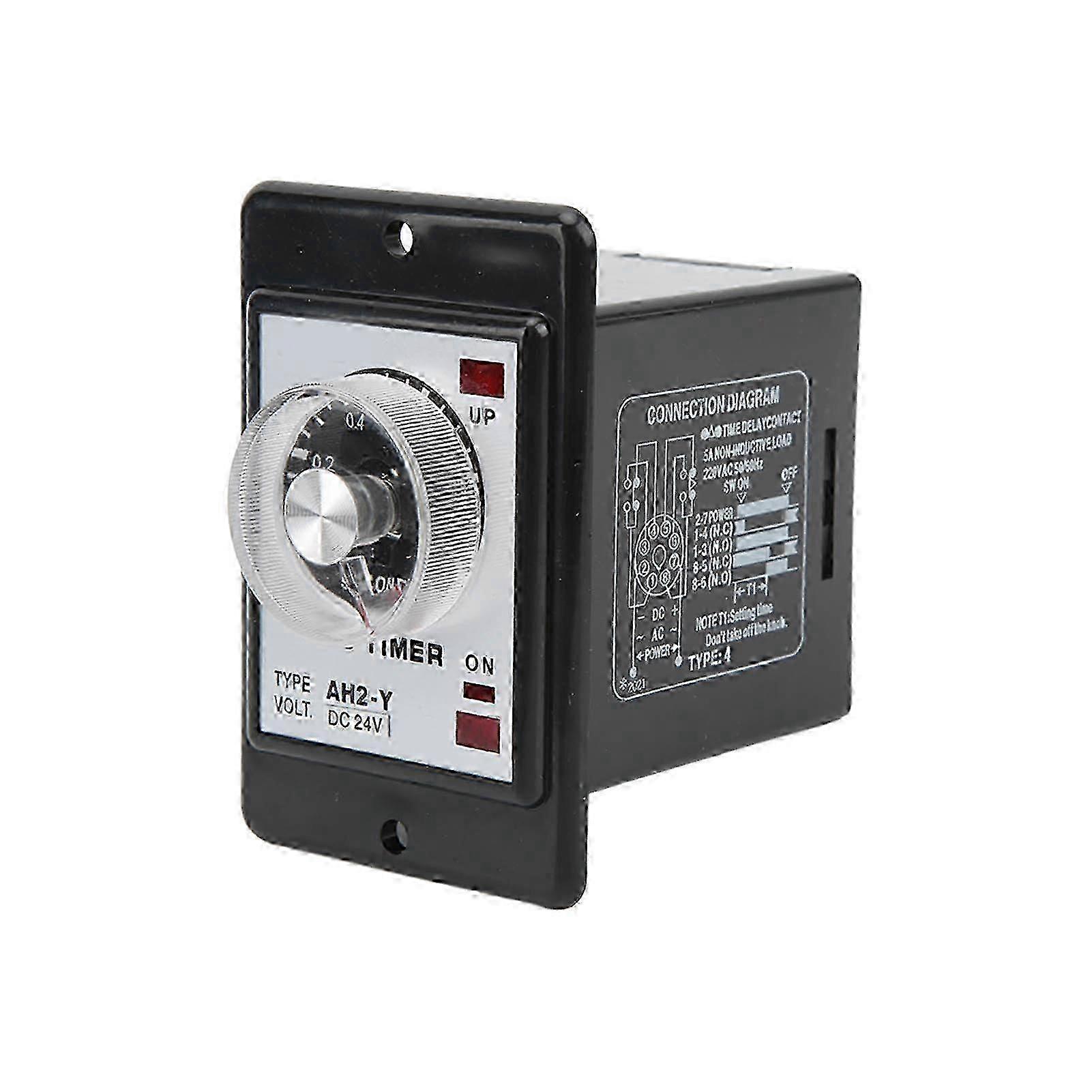 JYIO AH2Y 1S 8 Pin Time Relay Small Pointer Type Time Controller Timer compatible with Automation Equipment24VDC