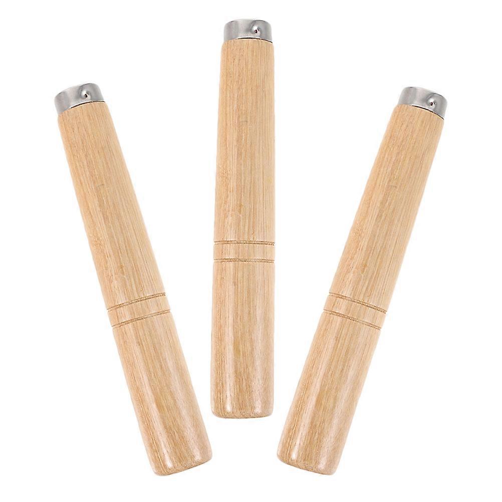 Solid Wood Handle Wood Replacement Handle for Spatula Handles 9Pcs