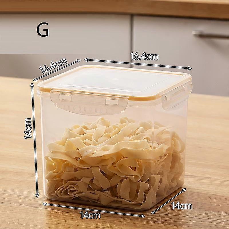 1Pcs Airtight Food Storage Container Reusable Flip Top Bread Box Kitchen Organizer Multi Function