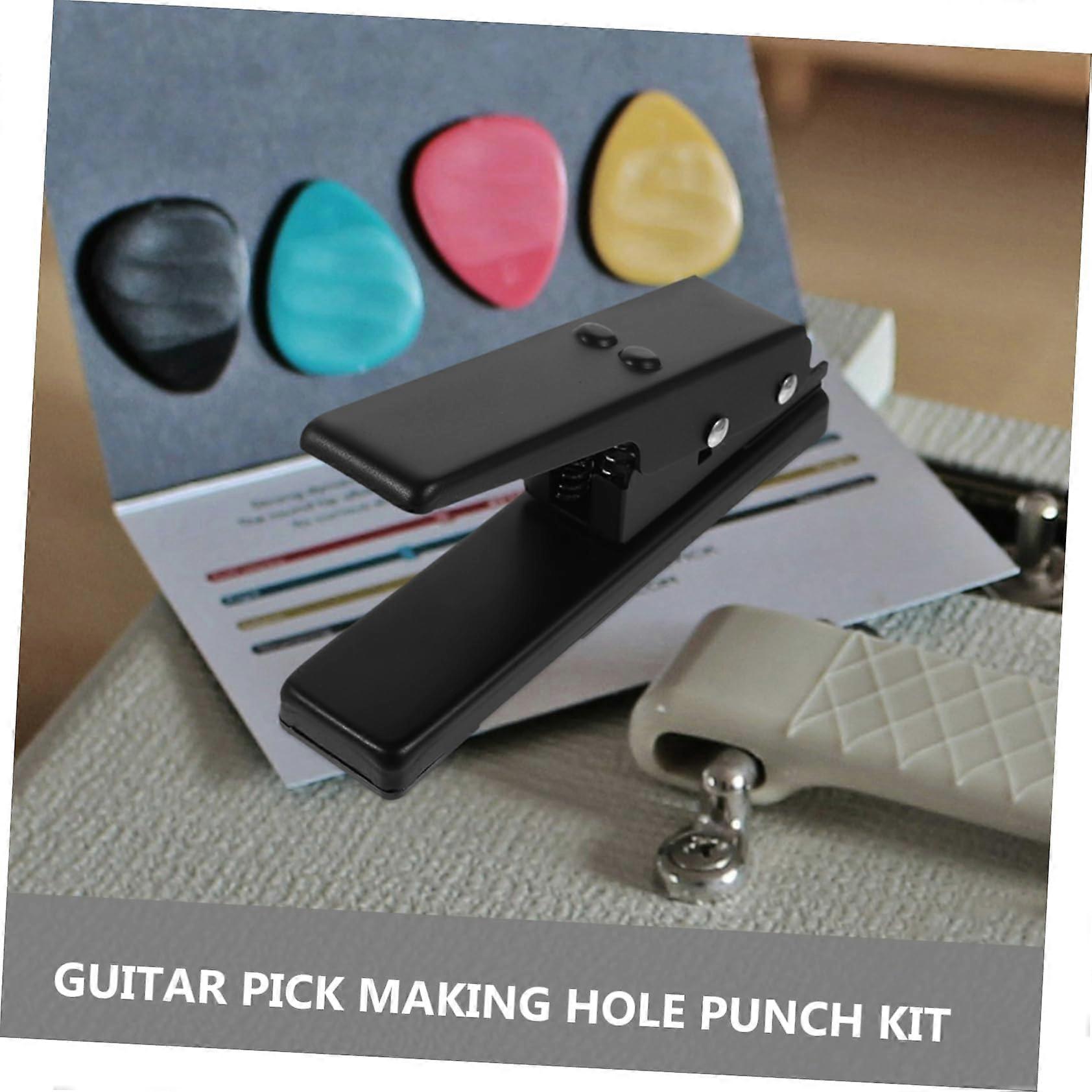 Guitar Pick Punch Kit for Custom Picks, Precise Cutter Tool Set with Material Versatility