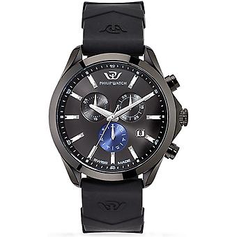 Philip watch blaze Swiss Quartz Analog Man Watch with R8271665006 Rubber Bracelet