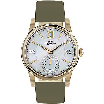 Mondia madison lady Japanese Quartz Analog Woman Watch with MI741P-1CP Cowskin Bracelet