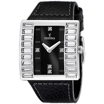 Feast Quartz Analog Women's Watch with Cowhide Bracelet F16538/2