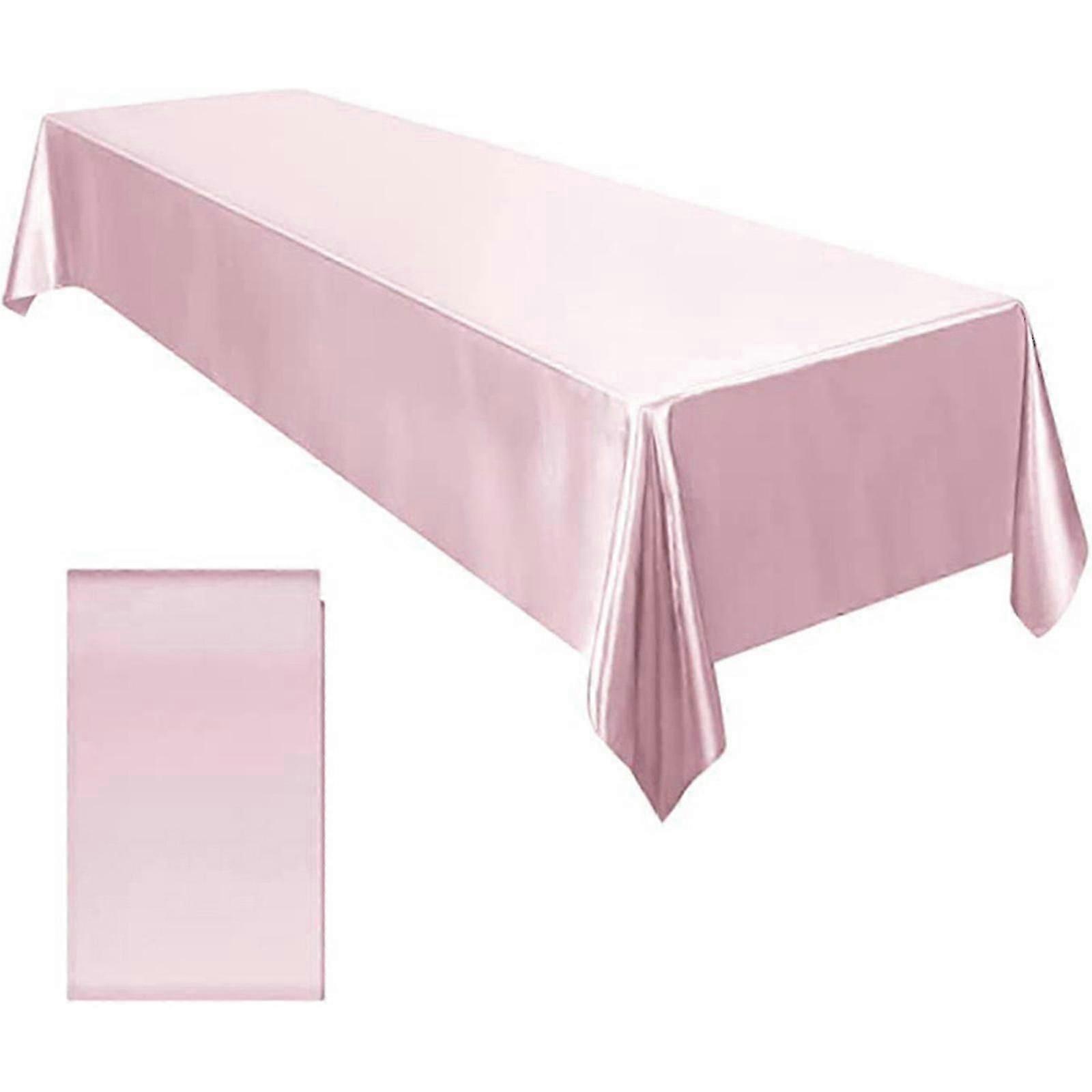 Modern Waterproof Satin Tablecloth Polyester