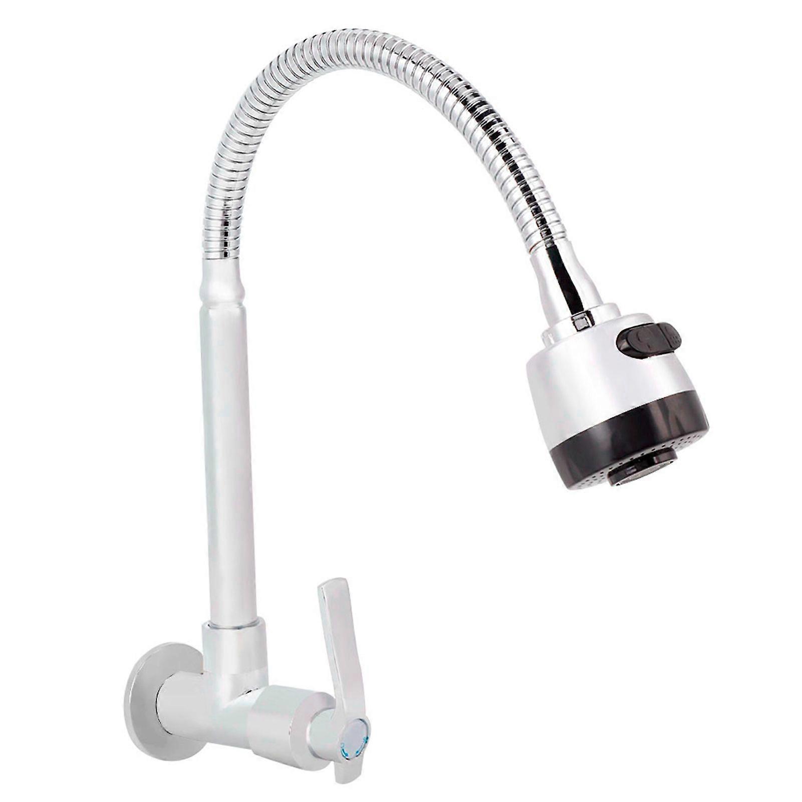 Copper Core Wall-Mount Rotating Faucet