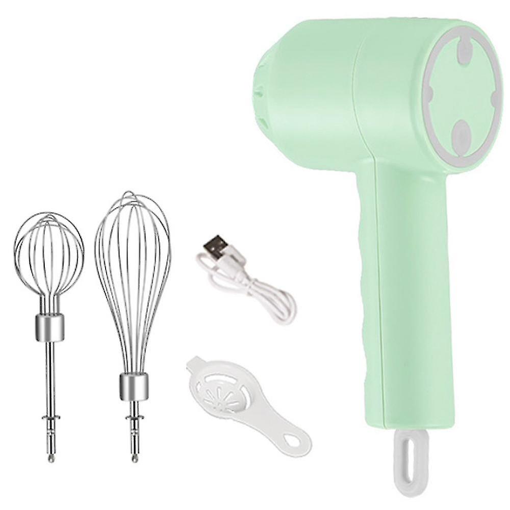 Portable Electric Cordless Handheld Mixer,3-speed Adjustable