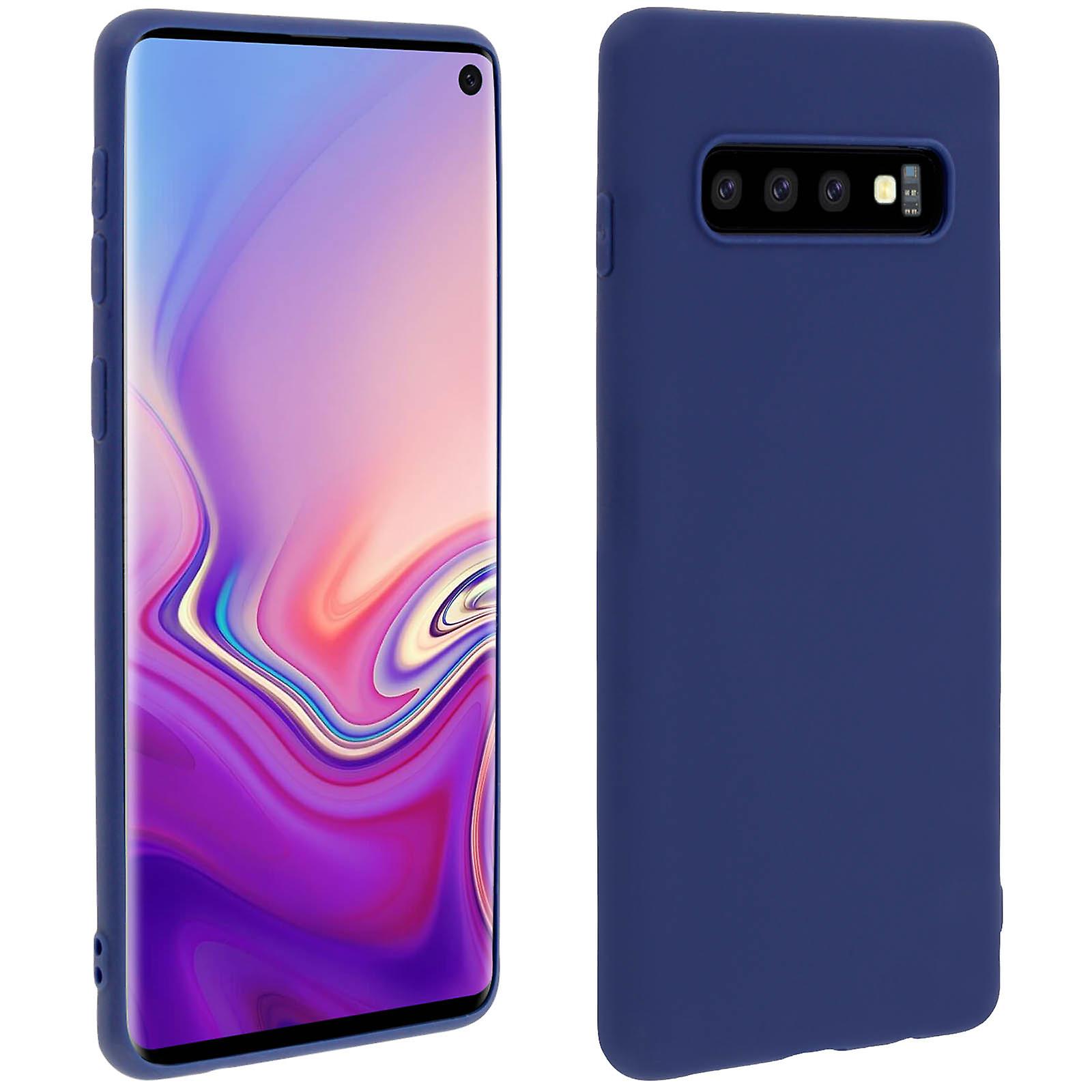 Capa Galaxy S10 Forcell Soft Touch Silicone – Azul escuro