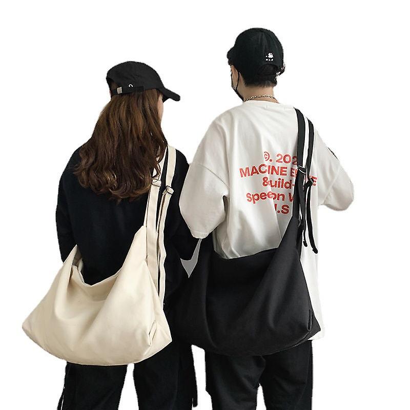 Women Handbag Hong Kong Style Canvas Fashionable All-match Ins Messenger Canvas