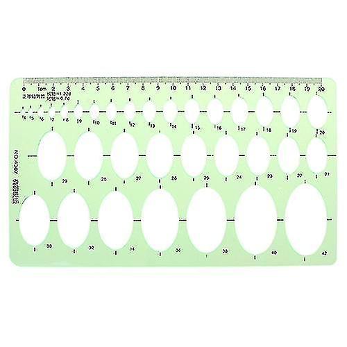4307 Plastic Geometric Template Ruler measuring Tools
