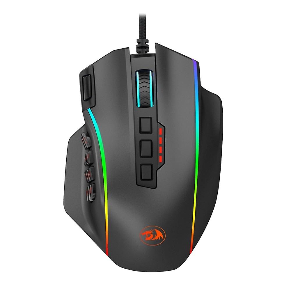 Perdiction M901-k Usb Wired Gaming Mouse 12400 Dpi Programmable Game Mice Backlight Ergonomic For Laptop Pc Computer