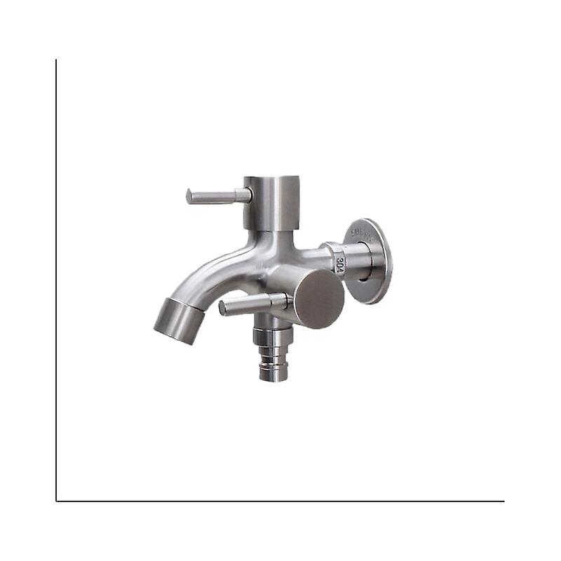 Washing machine faucet 304 stainless steel multi-function washing machine faucet quick-opening dual-use faucet